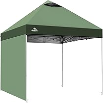 Amazon | kaitou サイドシート1枚付きタープテント ワンタッチ